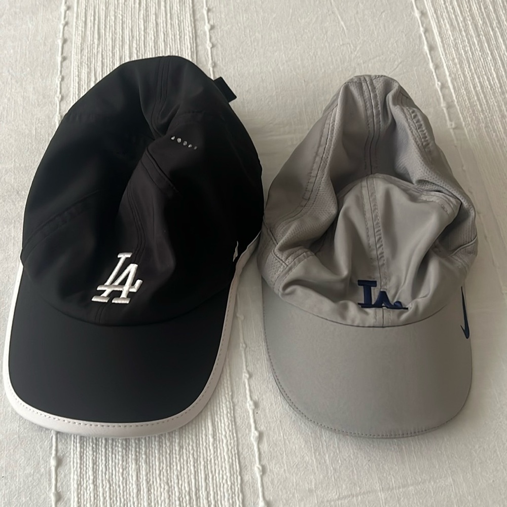 2 LA Dodgers Hats